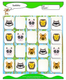 Sudoku Çocuk Bulmacaları